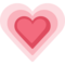 Growing Heart emoji on Facebook